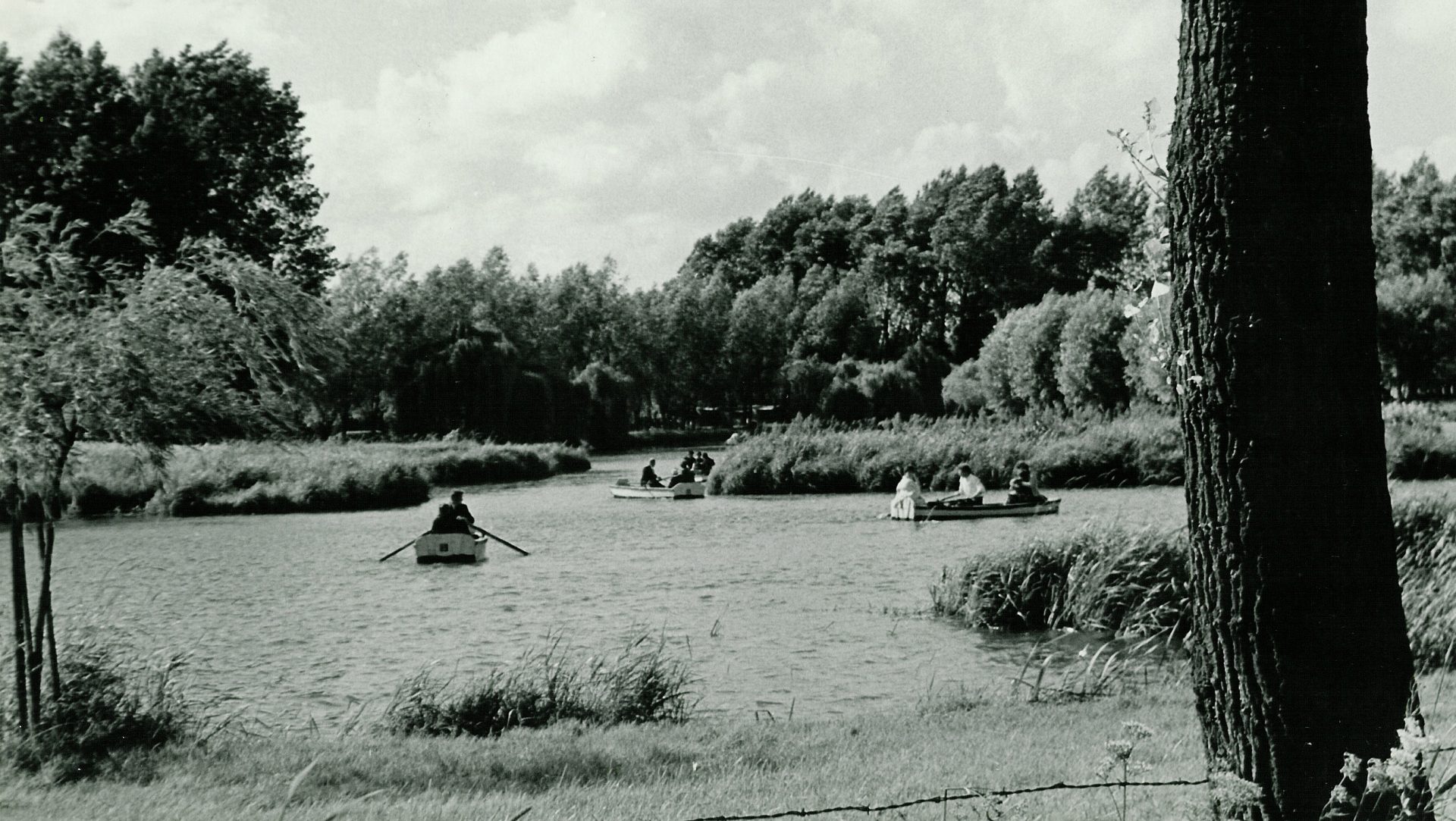 Roeibootjes op de Damvallei